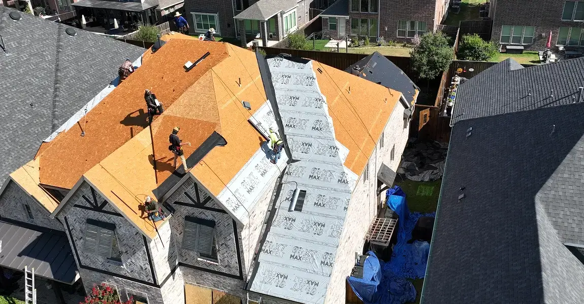 Professional plano roof replacement services by Ripcord Roofing